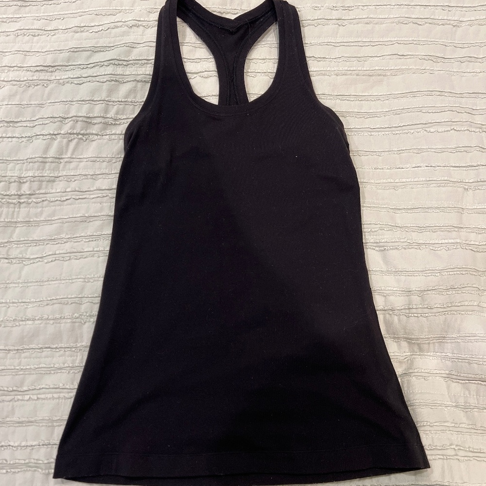 Lululemon Cool Racerback Black Tank Top